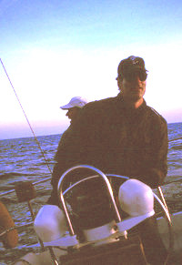 The author sails to Catalina Island